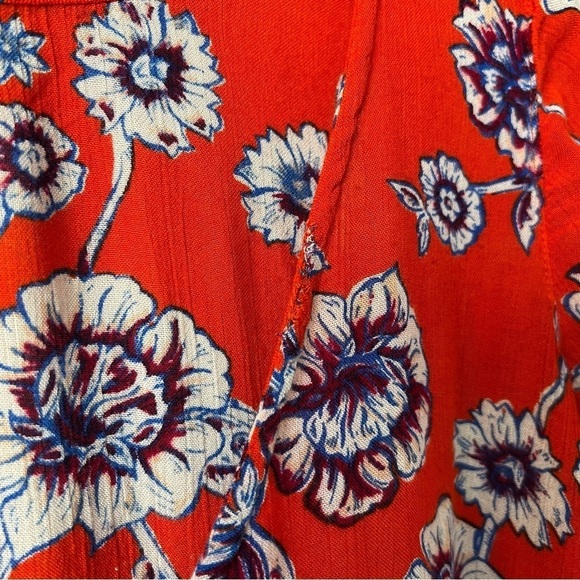 Billabong Heart Strayed Mini Floral Red Dress- Size XS - Picture 12 of 14